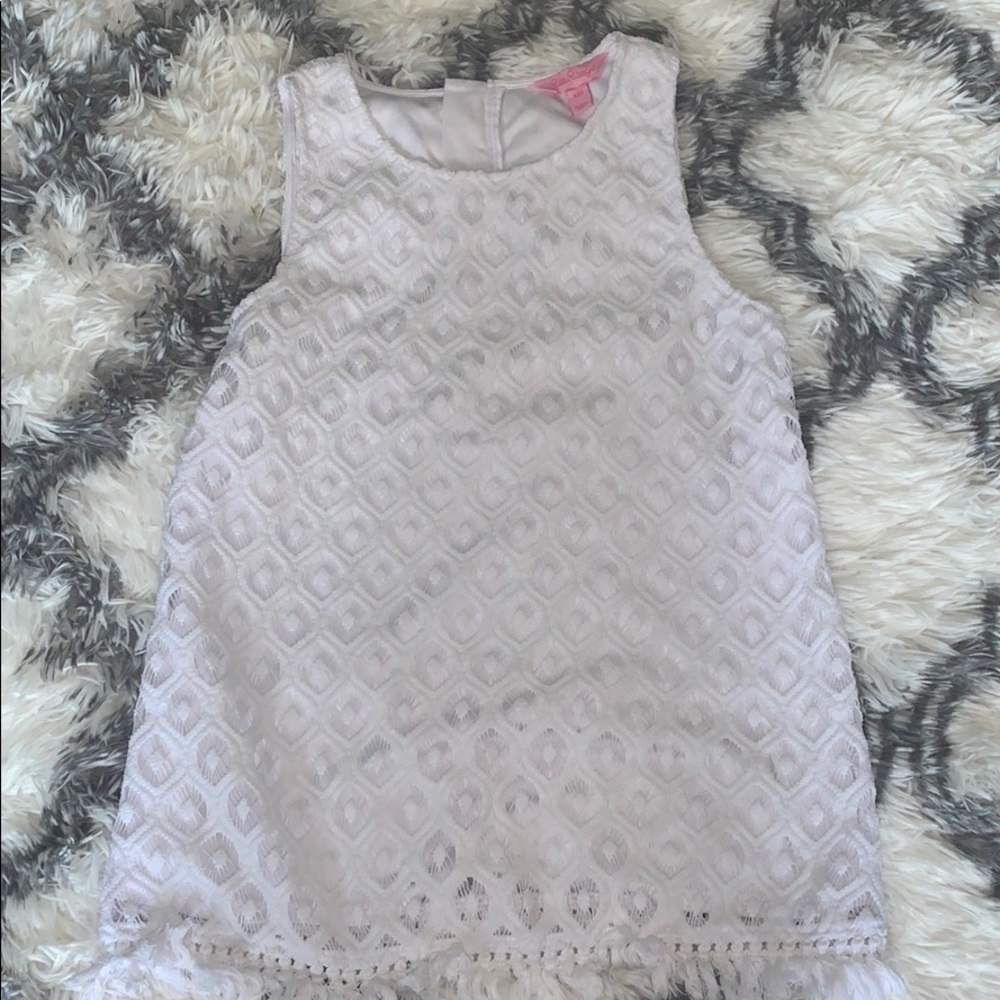 lilly pulitzer lace tank top